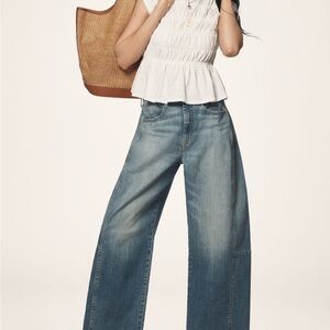 Pilcro Kenna Mid-Rise Heritage Barrel Jeans Sz 25